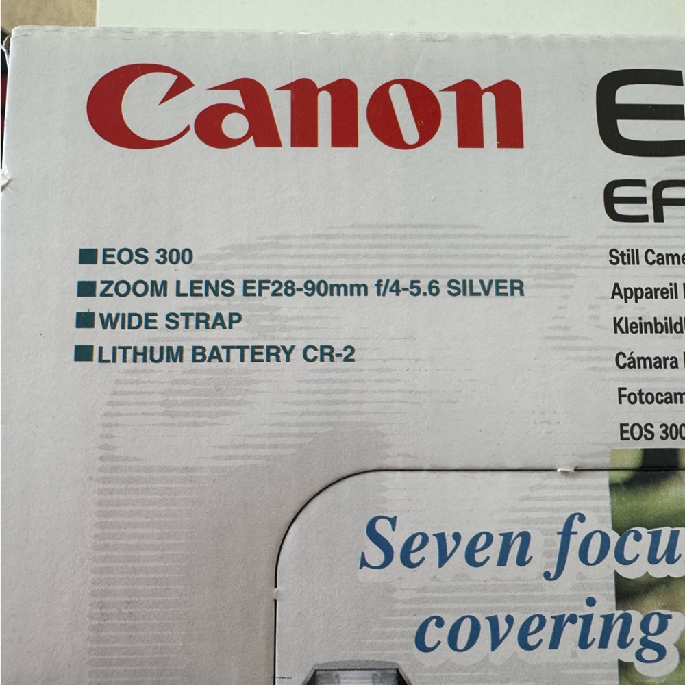 Canon EOS 300 Kit Silver Film Camera - Picture 5 of 10